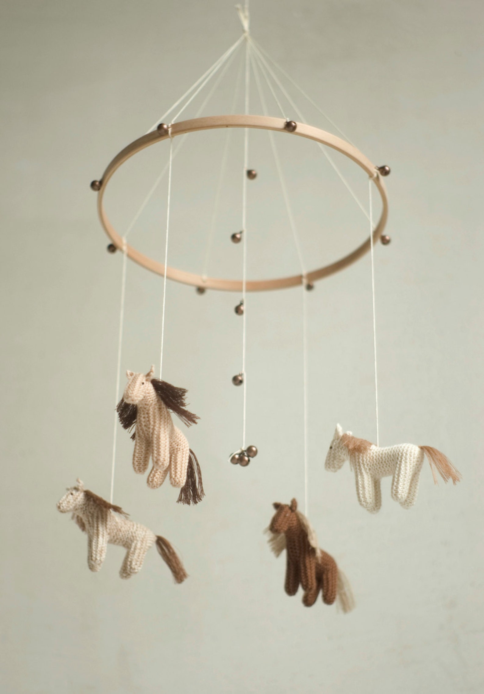 Baby Mobile Nursery Mobile Horse Mobile Pony Mobile Etsy