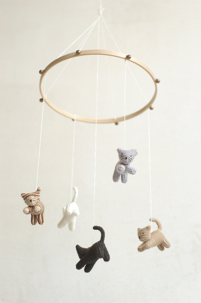 Baby Mobile KITTEN Mobile CAT Mobile Crib Mobile Etsy