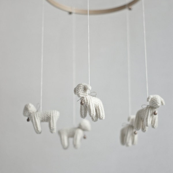 nursery mobile - baby mobile - Lamb mobile - Sheep mobile