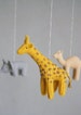 nursery mobile / baby JUNGLE animals mobile / safari mobile / made to order