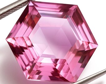 Natural Alexandrite Gemstone: 11.65 Ct Hexagon Cut, Color Change Stone