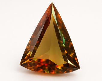 Alejandrita de corte trillón de 10 quilates: piedra preciosa que cambia de color para joyería