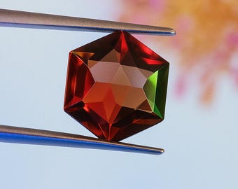 11.65 Ct Hexagon Cut Alexandrite: Color Change Gemstone for Jewelry
