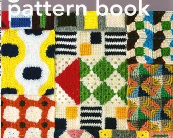 Japanese Geometric Crochet Pattern Book | PDF | Granny Square Motifs, Bags, Pouches, Charts + Tutorials | Appliqué & Modular Designs