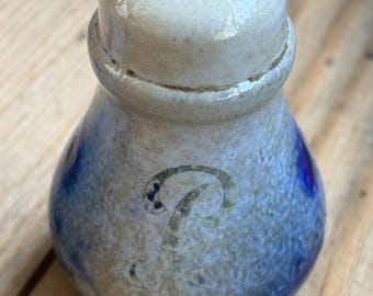Vintage Saltglaze salt and pepper shakers from Germany