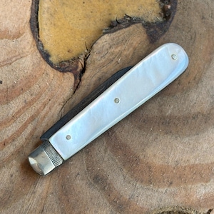 Antique Mother of Pearl Pocket Knife - Etsy