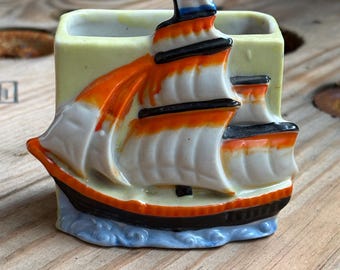Vintage Nautical Themed Cigarette Holder