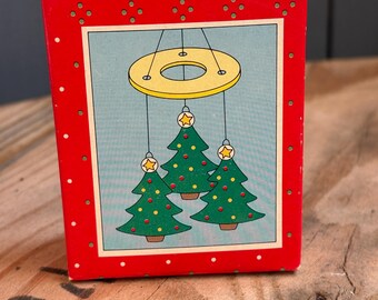 Russ Holiday Windchimes “Christmas Tree” – Vintage Christmas Ornament – Boxed Holiday Decor