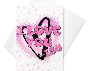 Tarjetas de San Valentín neurodivergentes: Amor con TDAH/AU, imprimibles, tamaño A5 (descarga digital)