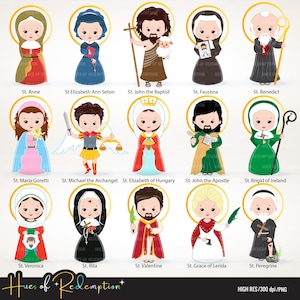 Saints clipart, PART 3, cute saints, Jesus clipart, Catholic images, Religious, Sunday school clipart