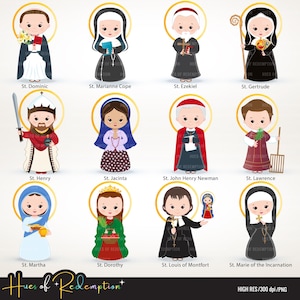 Saints clipart, PART 9, cute saints, Jesus clipart, Catholic images, Religious, Sunday school clipart