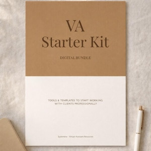 Kit de inicio para asistentes virtuales: plantillas de incorporación de clientes (descarga digital)