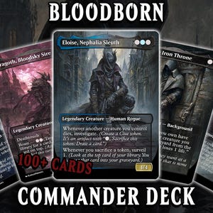 Bloodborne Proxy MTG Commander Deck – Eloise EDH – Mais de 100 cartas personalizadas