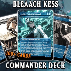 Deck MTG Bleach - Kess EDH | Kess contaminé de qualité supérieure | Cartes compétitives personnalisées de 100 cartes