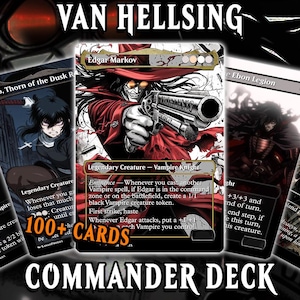 Baralho Hellsing Anime Proxy MTG Commander – Edgar Markov Vampire EDH – Mais de 100 cartas personalizadas