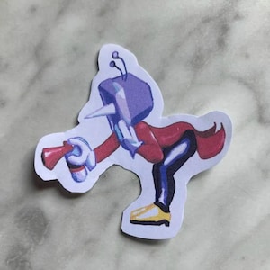 Tenna Spraying Matte Sticker