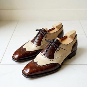 Vintage Mens Two Tone Shoes - Etsy display picture 1