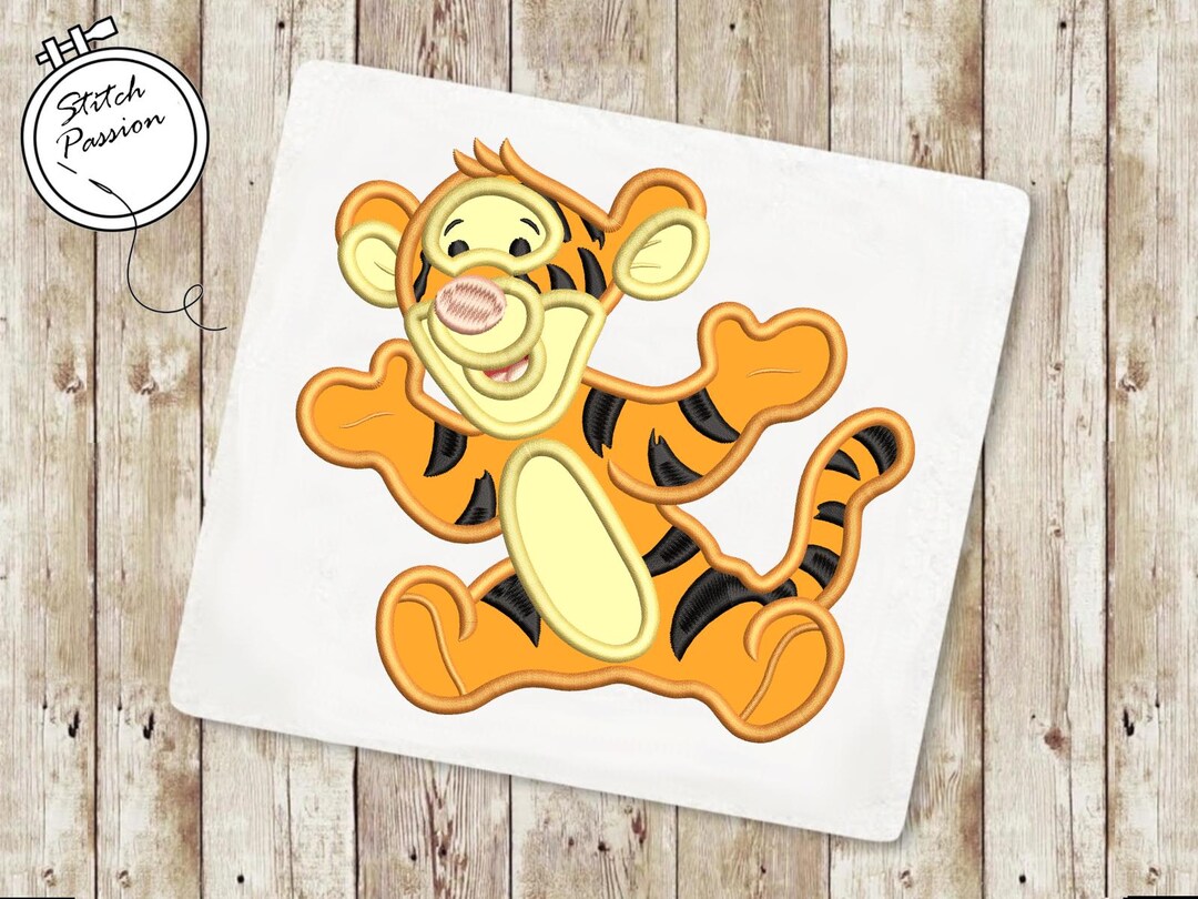 Little Tigger Applique, Instant Download - Etsy