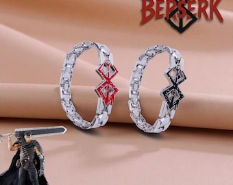 Stainless Steel Behelit Griffith Bracelet, Anime Cosplay Bangle