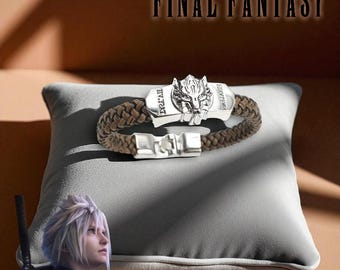 Charm Bracelet, Cosplay Leather Bangle - Gamer Gift