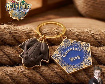 Frog Keychain - Magical School Metal Keyring, Cosplay Accessory, for Collectors & Fantasy Lovers