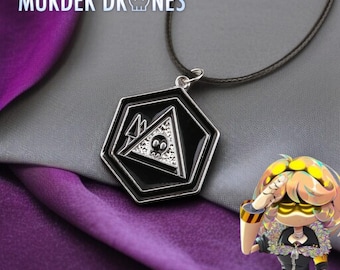 Anime  Cosplay Necklace -Gothic Skull Pendant, Skeleton Collarbone Chain for Couples, Halloween Accessories
