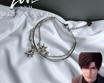 Zayne Cosplay Bracelet  Snow Pendant Bangle