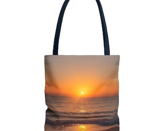 Florida Sunrise Tote Bag - Beach Tote, Summer Tote, Ocean Bag, Vacation Bag, Travel Tote