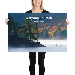 Algonquin Park Poster - Printable Art- Digital Download - horizontal- photo 1