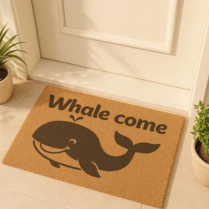 Funny Quote Coir Doormat: Playful Entryway Decor