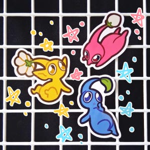 Pikmin 2.5&quot; Vinyl Stickers