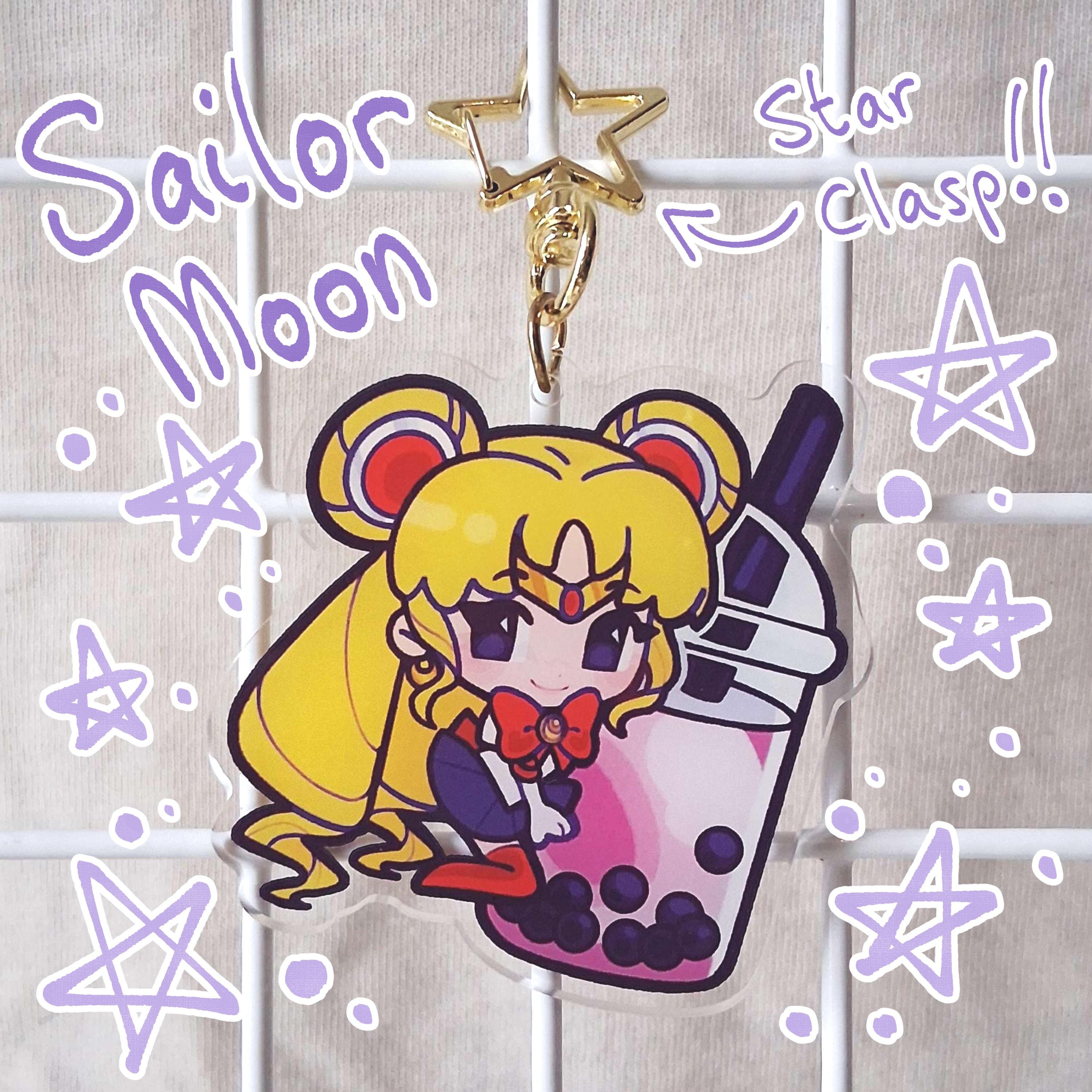 セーラームーン 2.5インチ アクリルキーホルダー - Etsy 日本