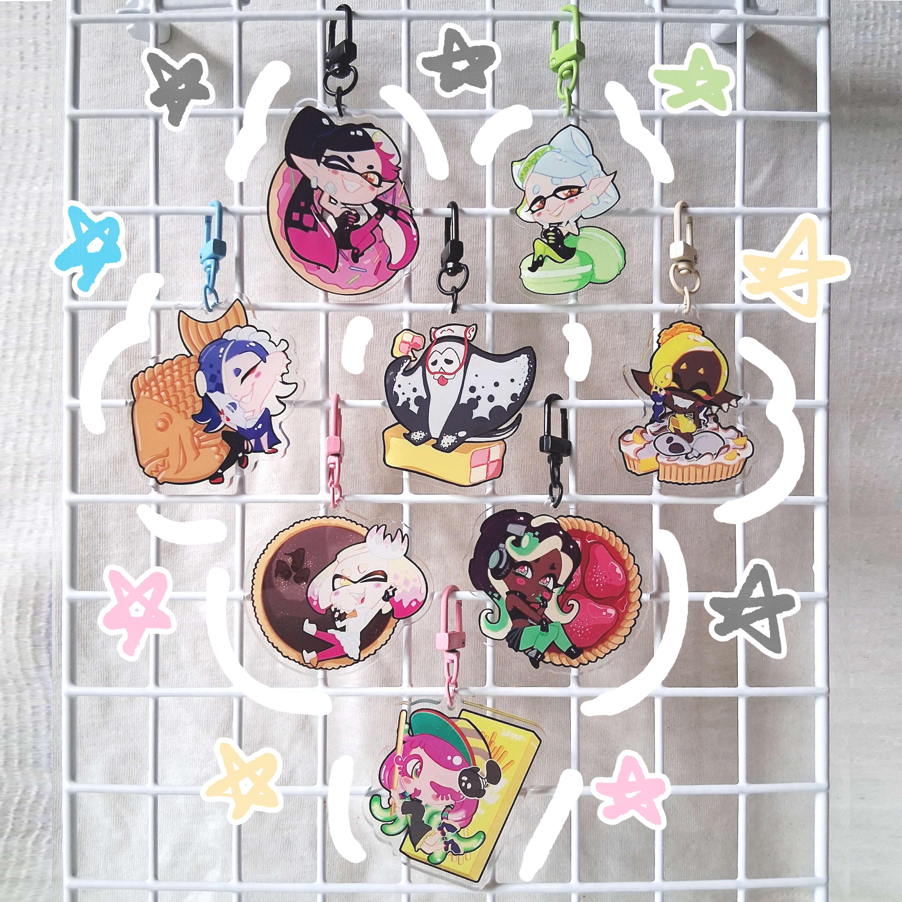Splatoon 2 Keychains OLD Splatoon 2.5