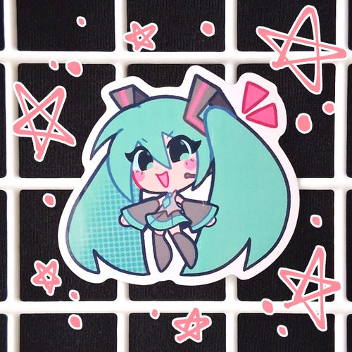 Hatsune Miku 2.5" Vinyl Sticker