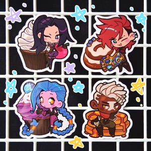 League of Legends Arcane 2.5&quot; Vinyl Stickers
