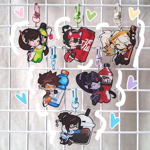 Overwatch 2.5&quot; Acrylic Keychains