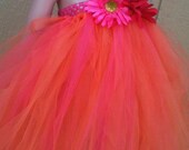 Handmade Flower Girl Tutu Dress