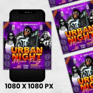 Urban Club Party Flyer: Mega DJ Music Event, Canva EditableSpin The Block Party Flyer, Adult DJ Nightclub Party Flyer, Mega DJ Music Event Flyer, Canva Editable Saturday Block Party Flyer TemplateUrban Party Flyer, Club Party Flyer, Mega DJ Music Event Flyer, DJ Night Party Flyer, Friday Urban Party Flyer, Party Flyer, Canva Editable