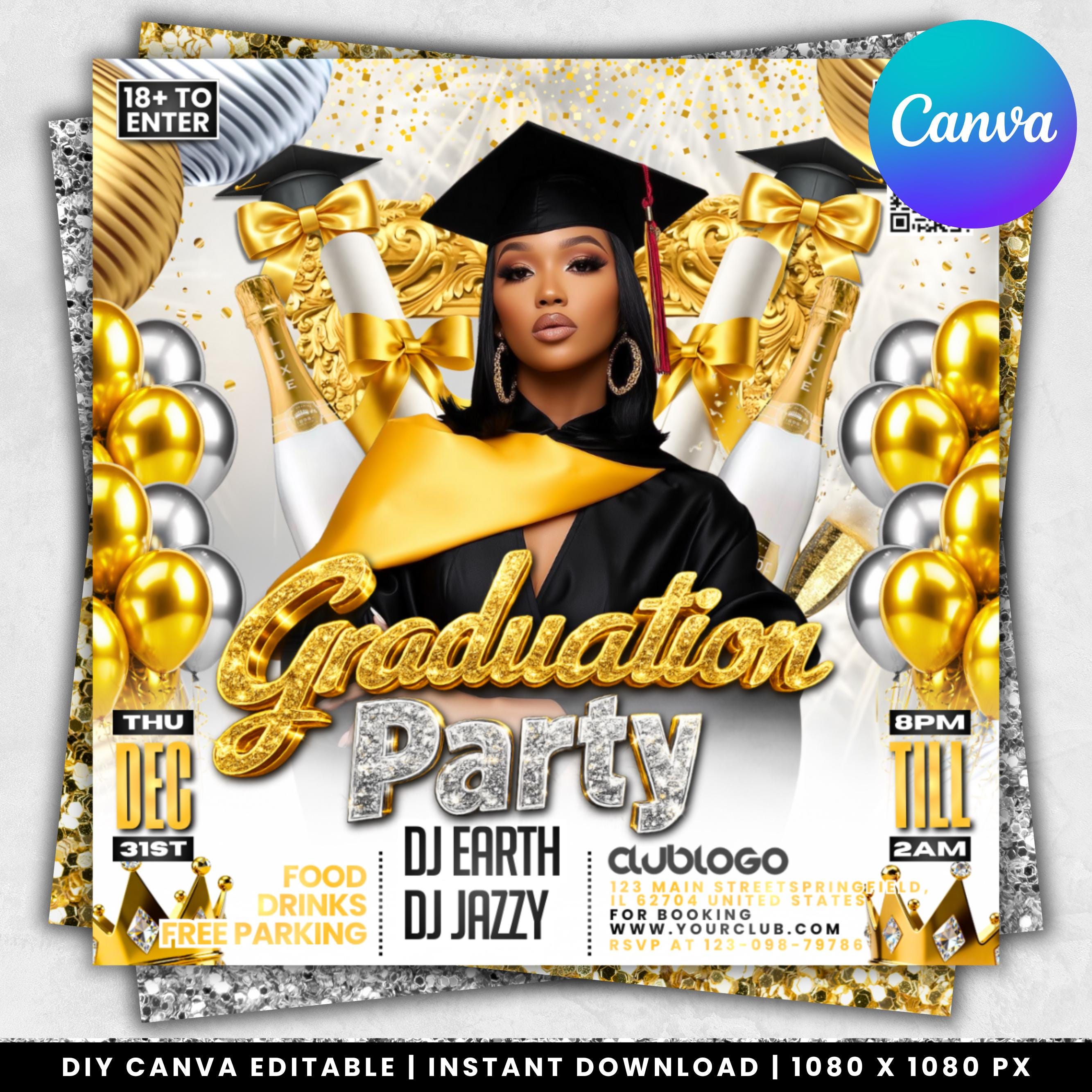 Image 6 for Graduation Party Flyer Template