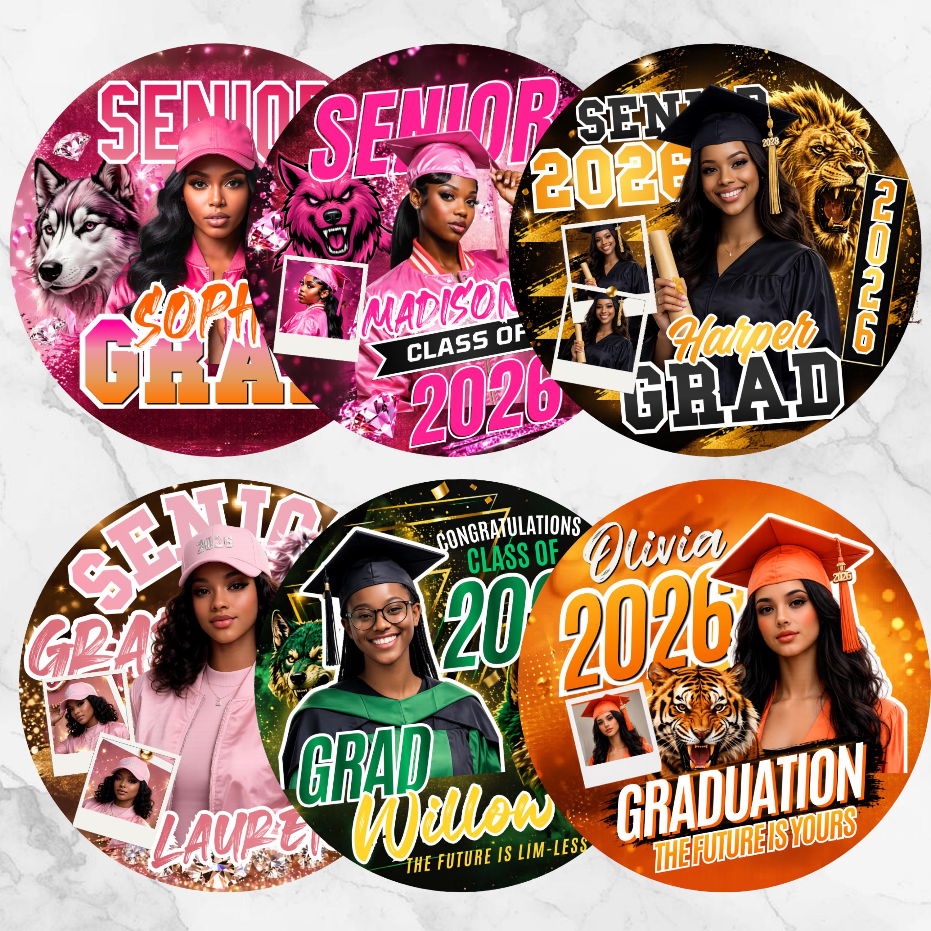 Ot Graduation Pin 10x Graduation Pin Button Template Bundle, Congrats Class of 2026 ...