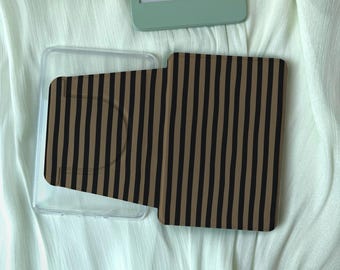 Magnetic Detachable Kindle Case with Clear Back Kobo Case Aesthetic Stripes Kobo Clara/Libra Case Kindle Paperwhite 12th Case Gift for Him