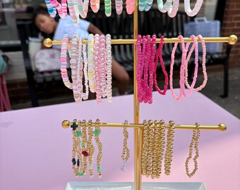 Clay bead stack