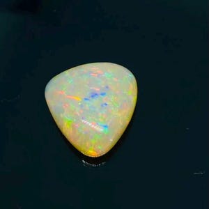 Natural Ethiopian Opal Trillion, Welo Fire Opal, Multi Fire Opal Trillion ,Opal Fire, Loose Opal for Jewellery Making Gemstones,18X17X7MM