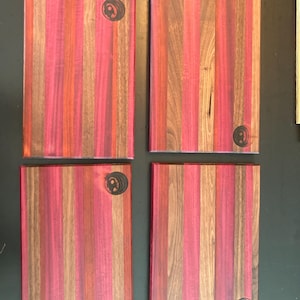 Small Exotic Wood Cutting Board (Walnut, Purpleheart, Padauk)