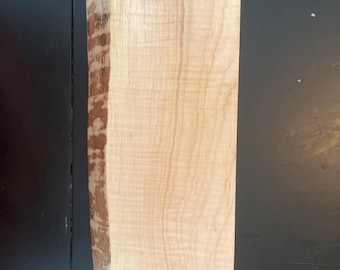 Medium Live Edge Curly Maple Cutting Board/Serving Tray