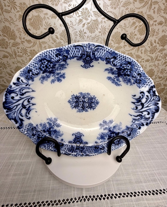 Antique Wood & Sons Keswick Flow Blue Bowl – Victorian Era