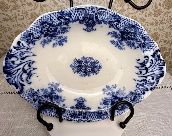 Antique Wood & Sons Keswick Flow Blue Bowl – Victorian Era