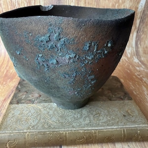 Vintage Robert Piepenburg Studio Keramik Gefäß — Mid-Century Organic Keramik Skulptur (abgeplatzt)