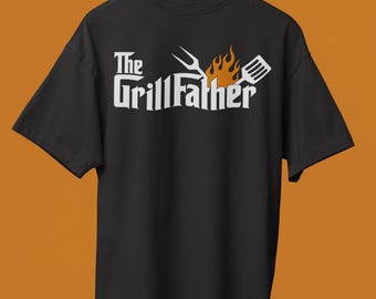The Grillfather BBQ Shirt: Meat Lover Dad Gift