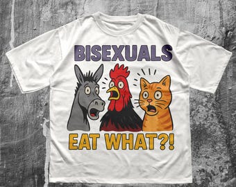 Funny Bisexual Cat T-Shirt: Bi Pride LGBT Tee